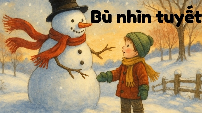 Truyện cổ tích nước ngoài hay - Bù nhìn tuyết