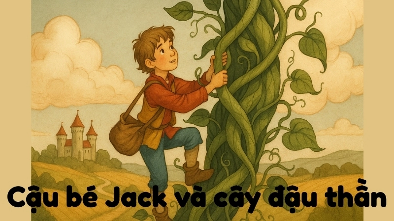 Tóm tắt Truyện cổ tích nước ngoài - Cậu bé Jack và cây đậu thần