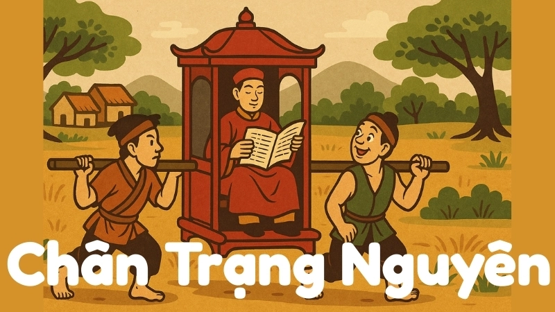 Tóm tắt Truyện dân gian - Chân Trạng Nguyên