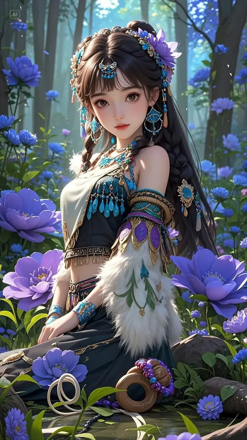 Hình nền anime girl cute HD mượt mà đến từng chi tiết nhỏ