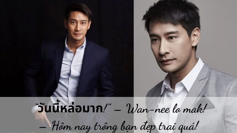Lò ma có thể Khen ngợi trực tiếp khi bạn gặp ai đó có vẻ ngoài cuốn hút