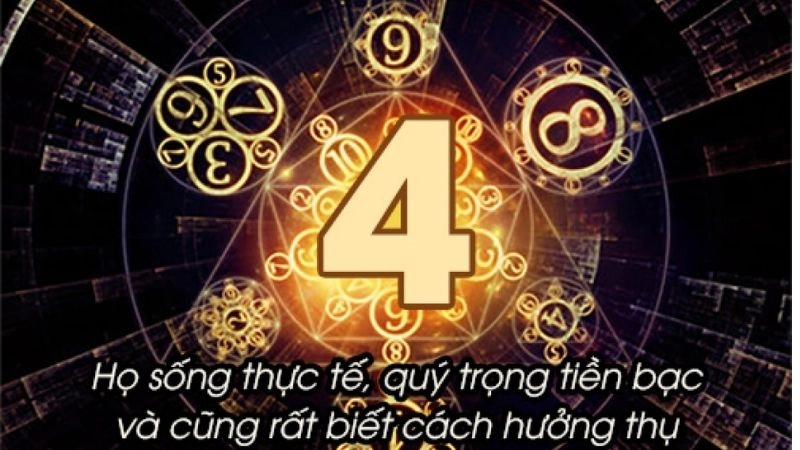 Số 4 thần số học thể hiện tính cách cẩn thận, chỉn chu và tỉ mỉ