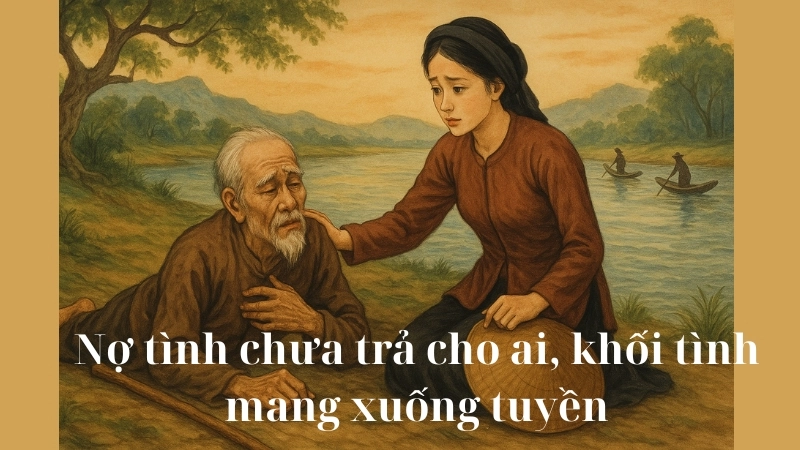 Tóm tắt truyện cổ tích Việt Nam - Nợ tình chưa trả cho ai