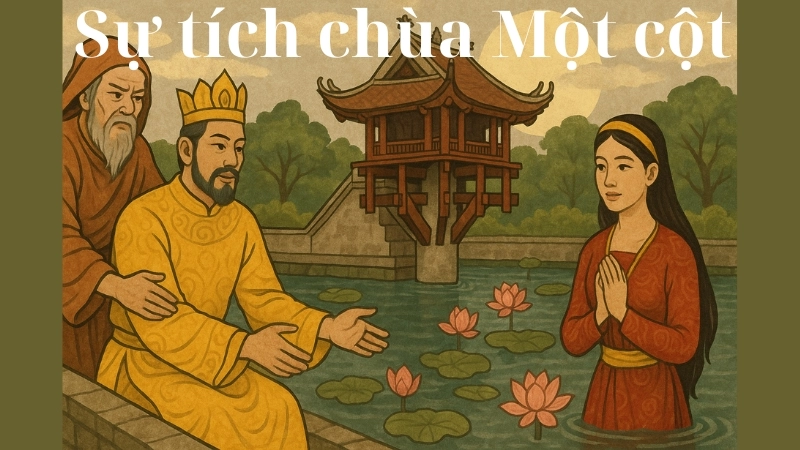 Tóm tắt truyện cổ tích Việt Nam - Sự tích chùa Một Cột