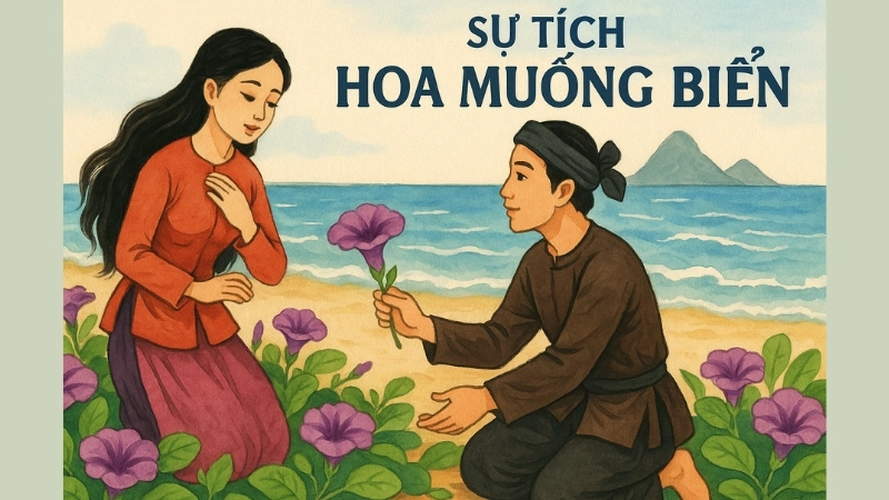 Tóm tắt truyện cổ tích Việt Nam - Sự tích hoa Muống biển
