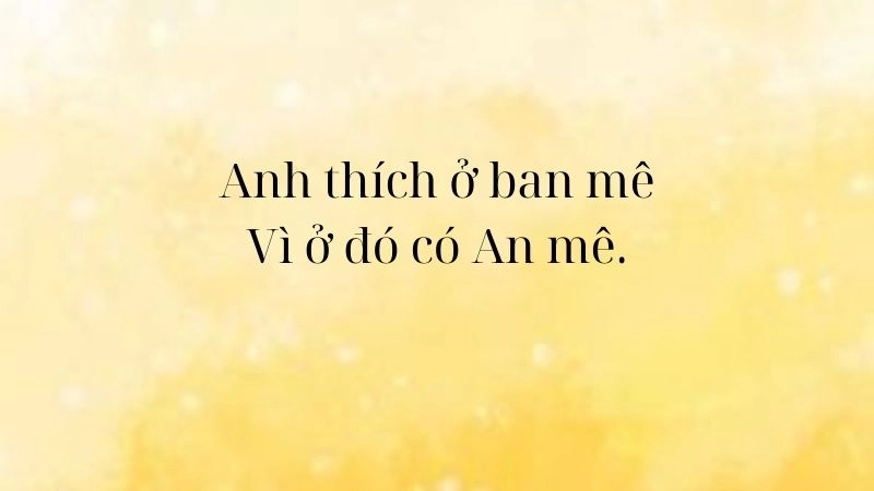  thơ thả thính tên An khiến nàng thích mê