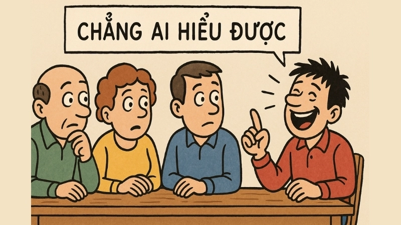 Tóm tắt Truyện cười - Chẳng ai hiểu được ngắn gọn, dễ hiểu