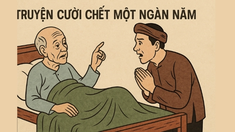 Tóm tắt Truyện cười - Chết một ngàn năm ngắn gọn, dễ hiểu