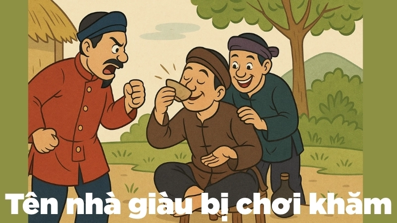 Tóm tắt Truyện cười - Tên nhà giàu bị chơi khăm đầy hài hước