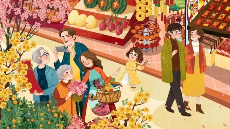 Thơ tết 2 câu tuy ngắn nhưng vẫn đủ sức gợi khiến ta nhớ về những kỉ niệm