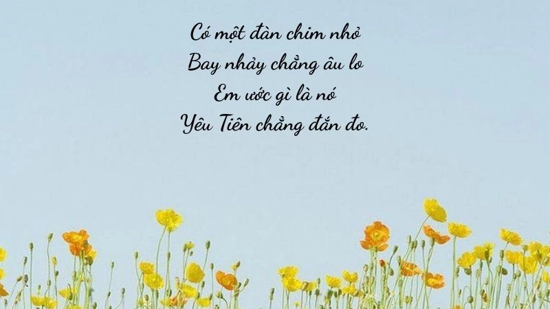 thơ thả thính con trai tên Tiên dưới đây cũng ngọt cực, đảm bảo crush đổ đứ đừ
