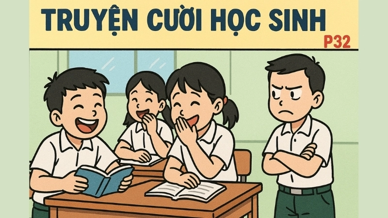 Tóm tắt Truyện cười - Truyện cười học sinh p32 vui nhộn nhất