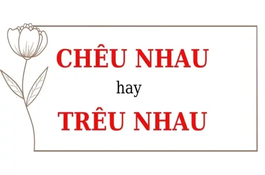 Chêu nhau hay trêu nhau đúng chính tả? Tìm ngay câu trả lời