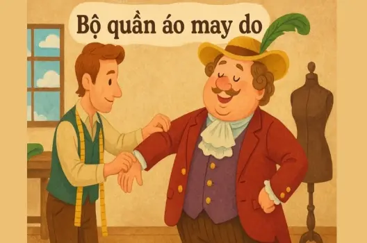 Tóm tắt Truyện ngụ ngôn - Bộ quần áo may đo dễ hiểu nhất