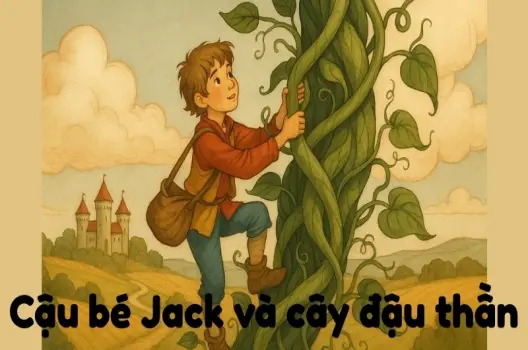 Tóm tắt Truyện cổ tích nước ngoài - Cậu bé Jack và cây đậu thần