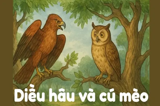 Tóm tắt Truyện ngụ ngôn - Diều hâu và cú mèo chi tiết nhất