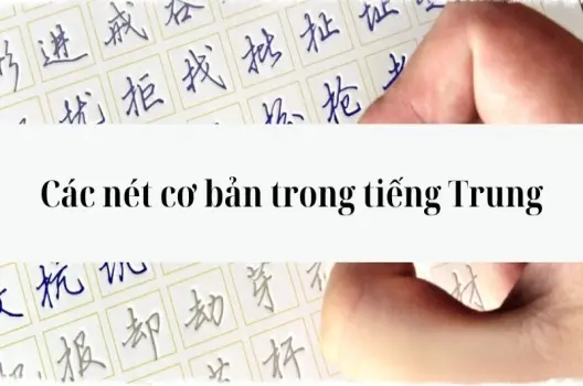 Hướng dẫn học các nét cơ bản trong tiếng Trung dễ hiểu