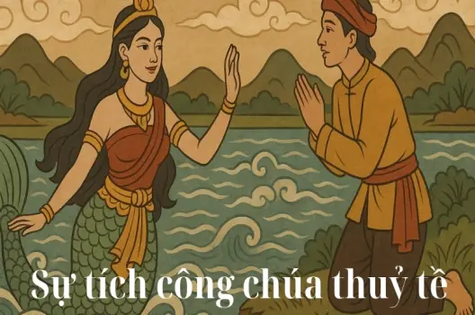 Tóm tắt truyện cổ tích Việt Nam - Sự tích công chúa thủy tề