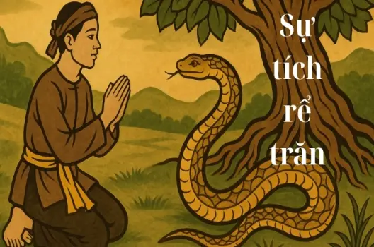 Tóm tắt truyện cổ tích Việt Nam - Sự tích Rể Trăn hay