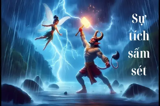 Tóm tắt truyện cổ tích Việt Nam - Sự tích sấm sét hay