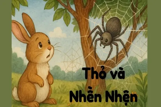 Tóm tắt Truyện ngụ ngôn - Thỏ và Nhền Nhện ngắn gọn nhất