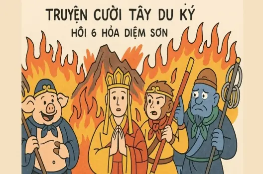 Tóm tắt Truyện cười - Tây Du Ký Chế: Hồi 6 Hỏa Diệm Sơn hấp dẫn