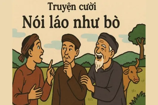 Tóm tắt Truyện cười - Nói láo như bò đầy đủ và ngắn gọn