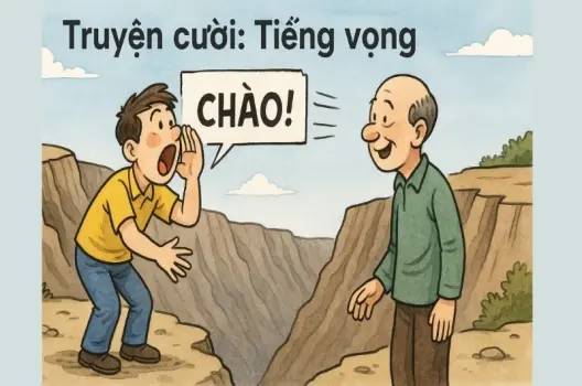 Tóm tắt Truyện cười - Tiếng vọng: Câu chuyện hài hước nhất