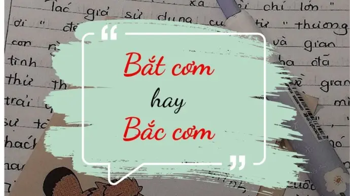 Bắt cơm hay bắc cơm đúng chính tả và những sự thật thú vị