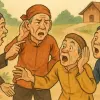 Tóm tắt Truyện cười - Điếc cả làng với nội dung ngắn gọn