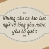 Những câu ca dao tục ngữ sâu sắc về lòng yêu nước