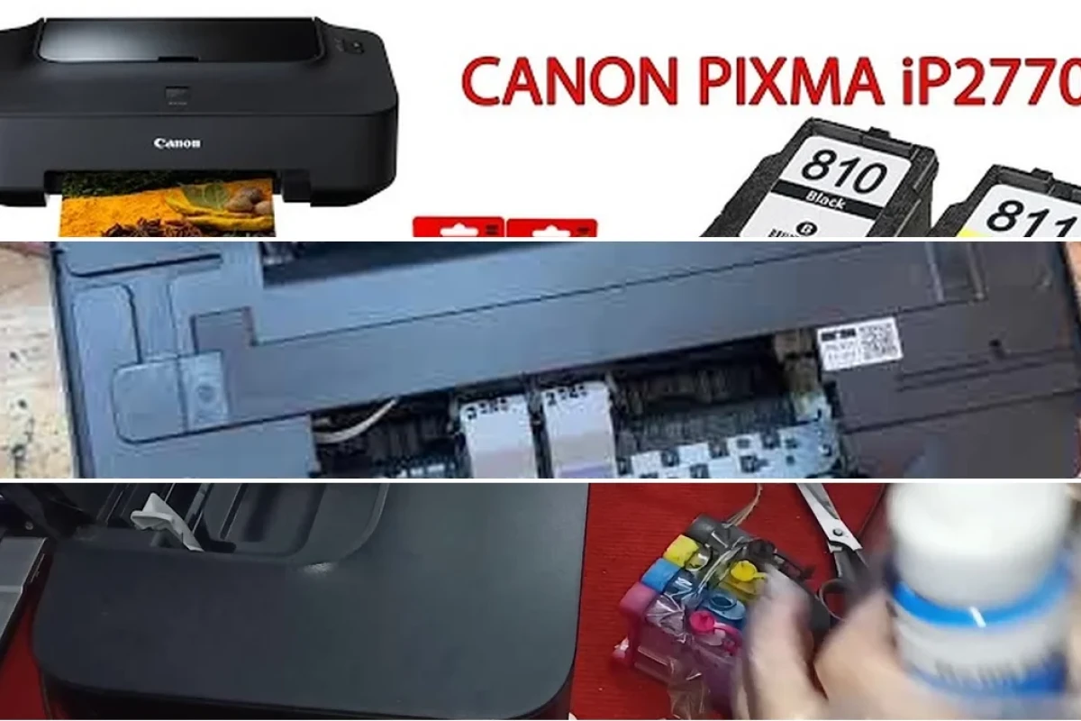 Hướng Dẫn Chi Tiết Cách Bơm Mực Máy In Canon IP2770 Đơn Giản Tại Nhà