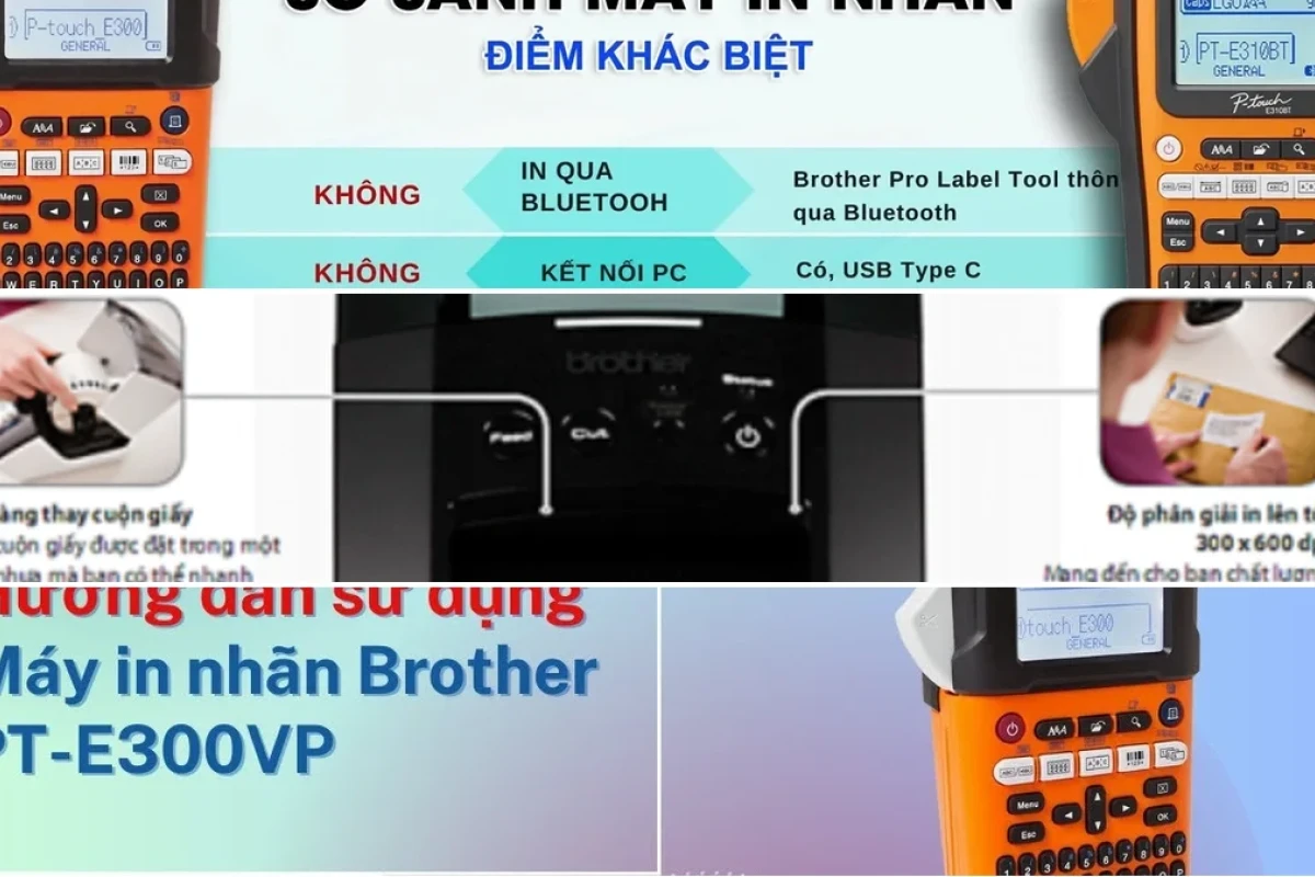 Hướng Dẫn Sử Dụng Máy In Nhãn Brother PT-E110 Chuyên Nghiệp