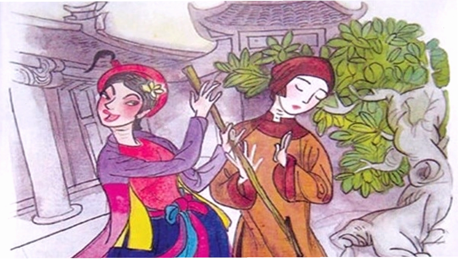 Ca dao hài hước về phụ nữ thể hiện nét dí dỏm của dân tộc
