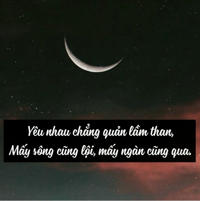 Cặp đôi trao nhau ánh mắt tình tứ, minh họa cho ca dao về tình yêu đôi lứa