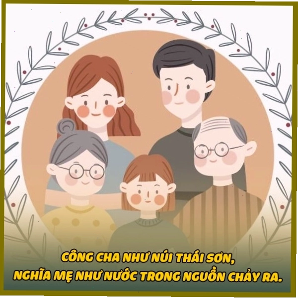 Gia đình quây quần bên nhau