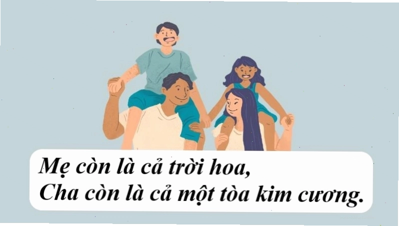 Hình ảnh gia đình ấm áp trong ca dao tục ngữ về tình thân