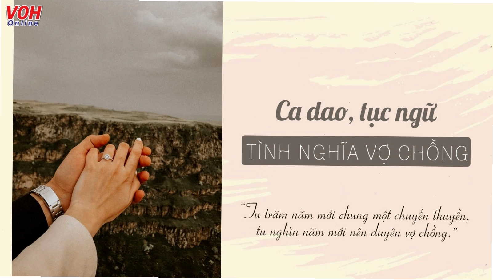 Ông bà già nắm tay nhau, biểu tượng cho tình yêu vĩnh cửu
