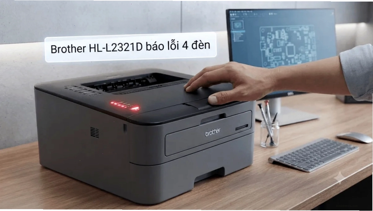 Bảng mạch điều khiển của máy in Brother