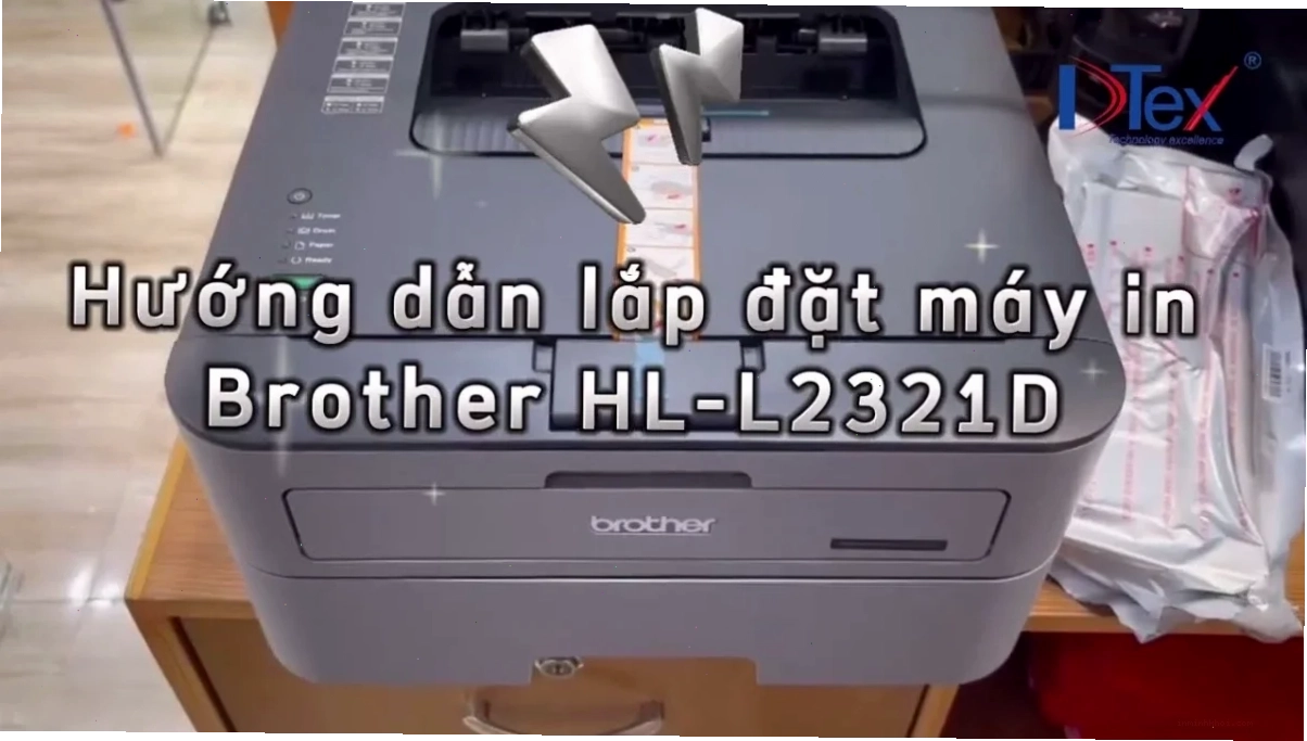 Các bước cài đặt driver máy in Brother HL-L2321D qua file Setup.exe