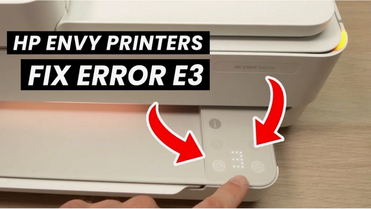 Cách khắc phục lỗi E3 trên máy in HP DeskJet 2752e