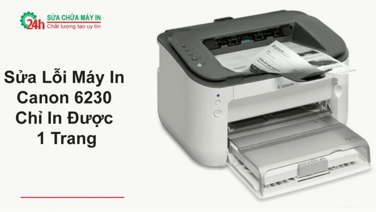 Cài đặt lại driver máy in Canon 6230 khắc phục lỗi in ấn