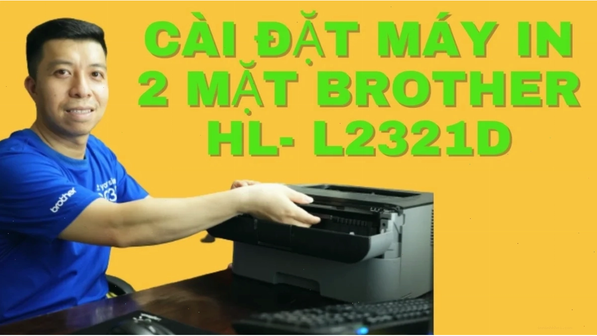 Cài đặt thủ công driver máy in Brother HL-L2321D