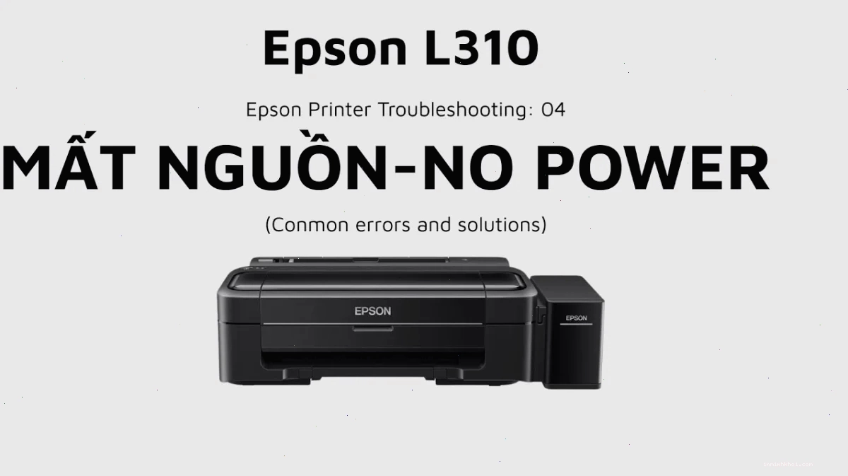 Cận cảnh đầu phun máy in Epson, bộ phận dễ bị chập gây lỗi không lên nguồn