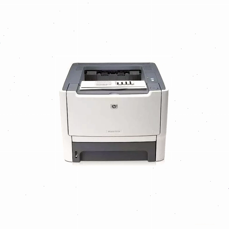 Cận cảnh khay giấy và bảng điều khiển máy in HP Laserjet P2015