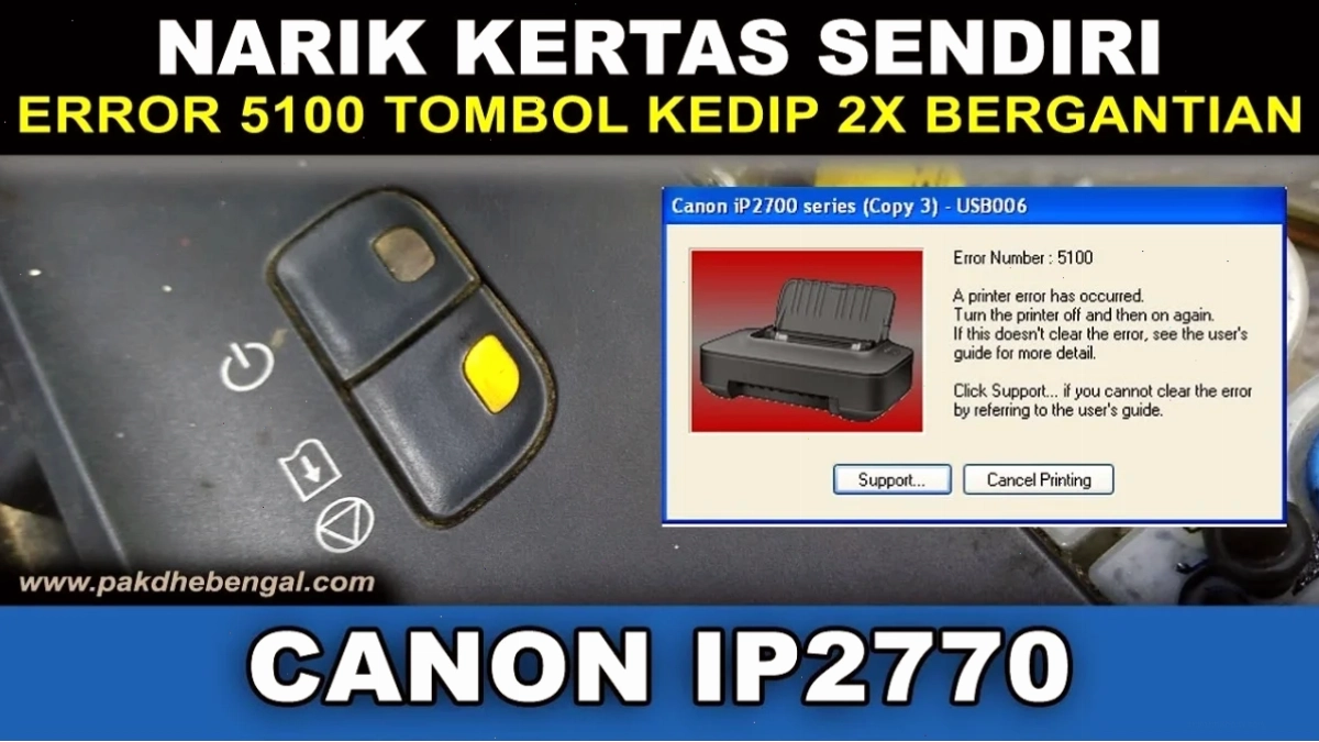 Cẩn thận khi thao tác với các bộ phận bên trong máy in Canon