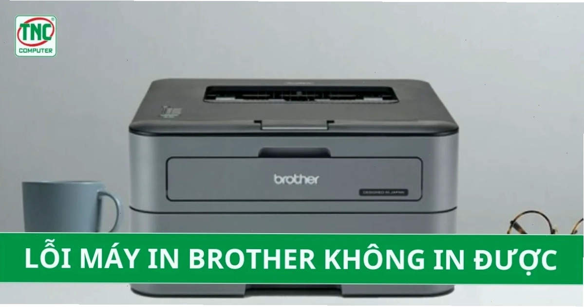 Cảnh báo kẹt giấy trên máy in Brother