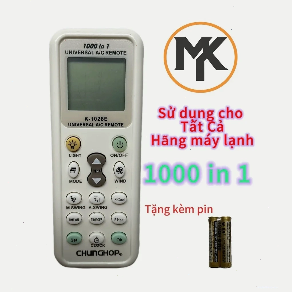 Chi tiết bảng mã tần số các hãng điều hòa phổ biến