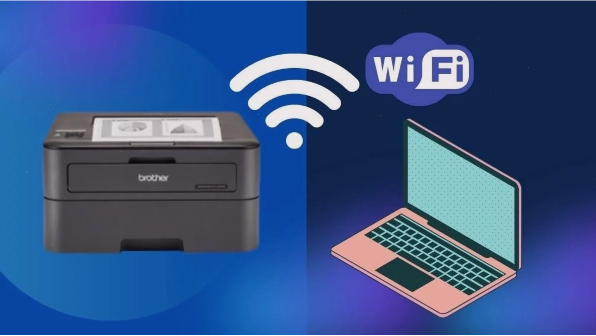 Chọn mạng WiFi trên máy in Brother HL-L2366DW