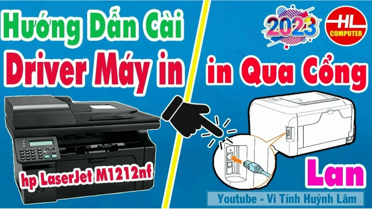 Chuẩn bị cài đặt máy in HP M1212nf MFP